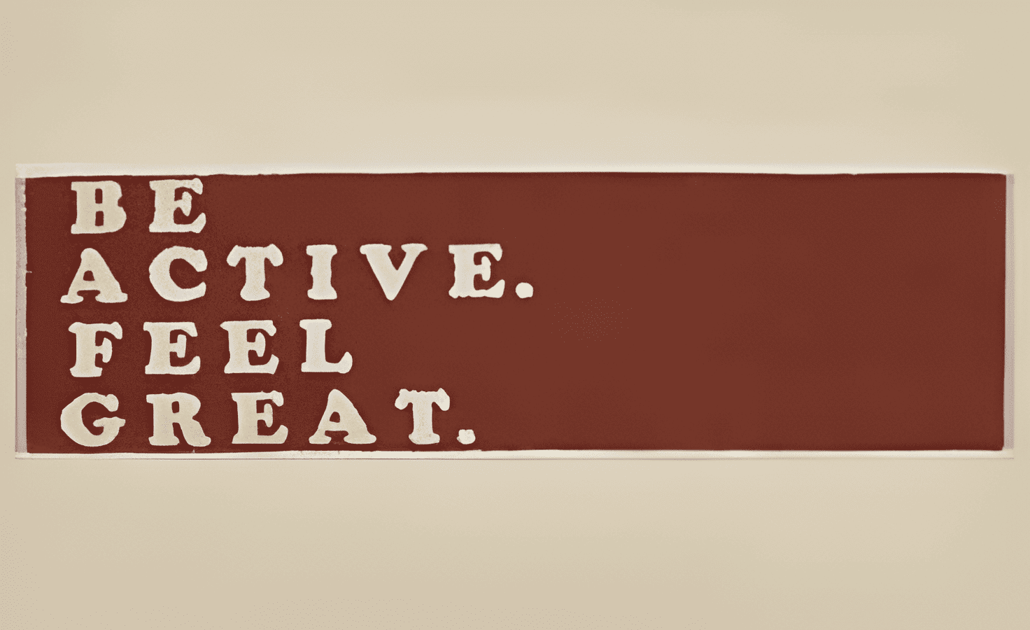 Front view of Be Active Rose gym towel, 100% cotton, 30x110 cm, with antibacterial treatment