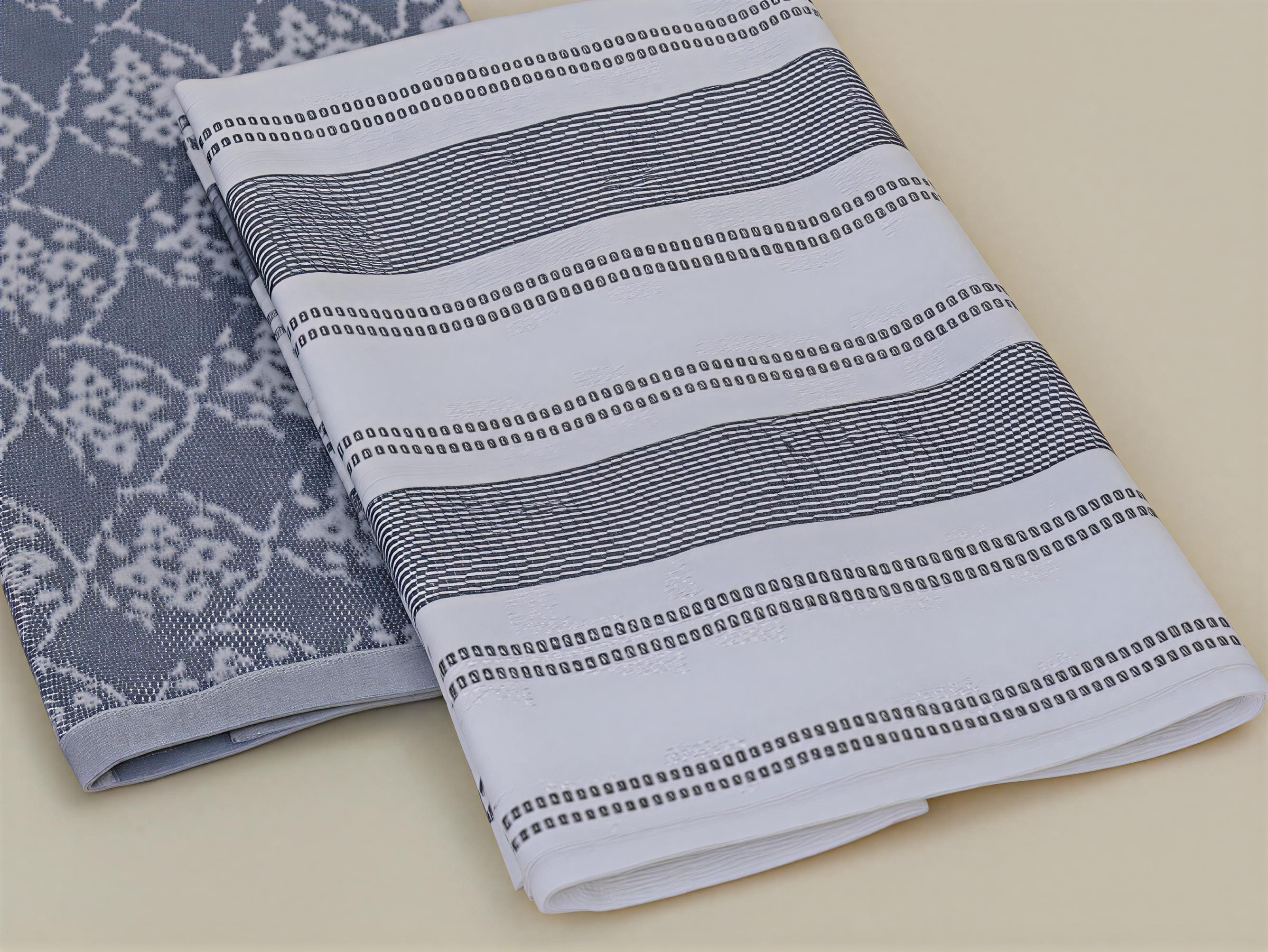 Classic navy Kitchen Towel - Viva in 100% cotton, designed for maximum absorbency and a sleek, modern look
