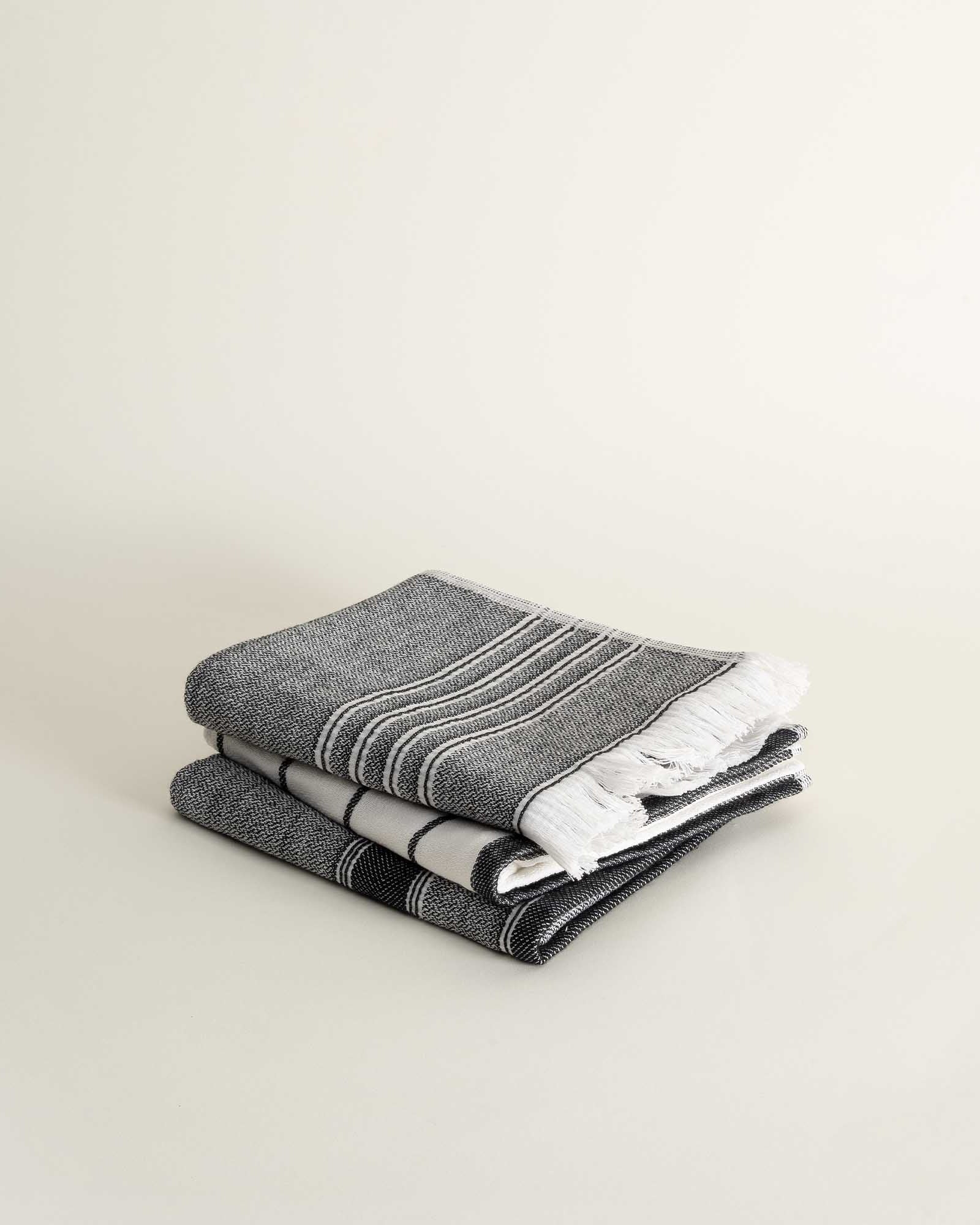 Midnight Velvet Elis Organic Aegean Cotton Kitchen Towel