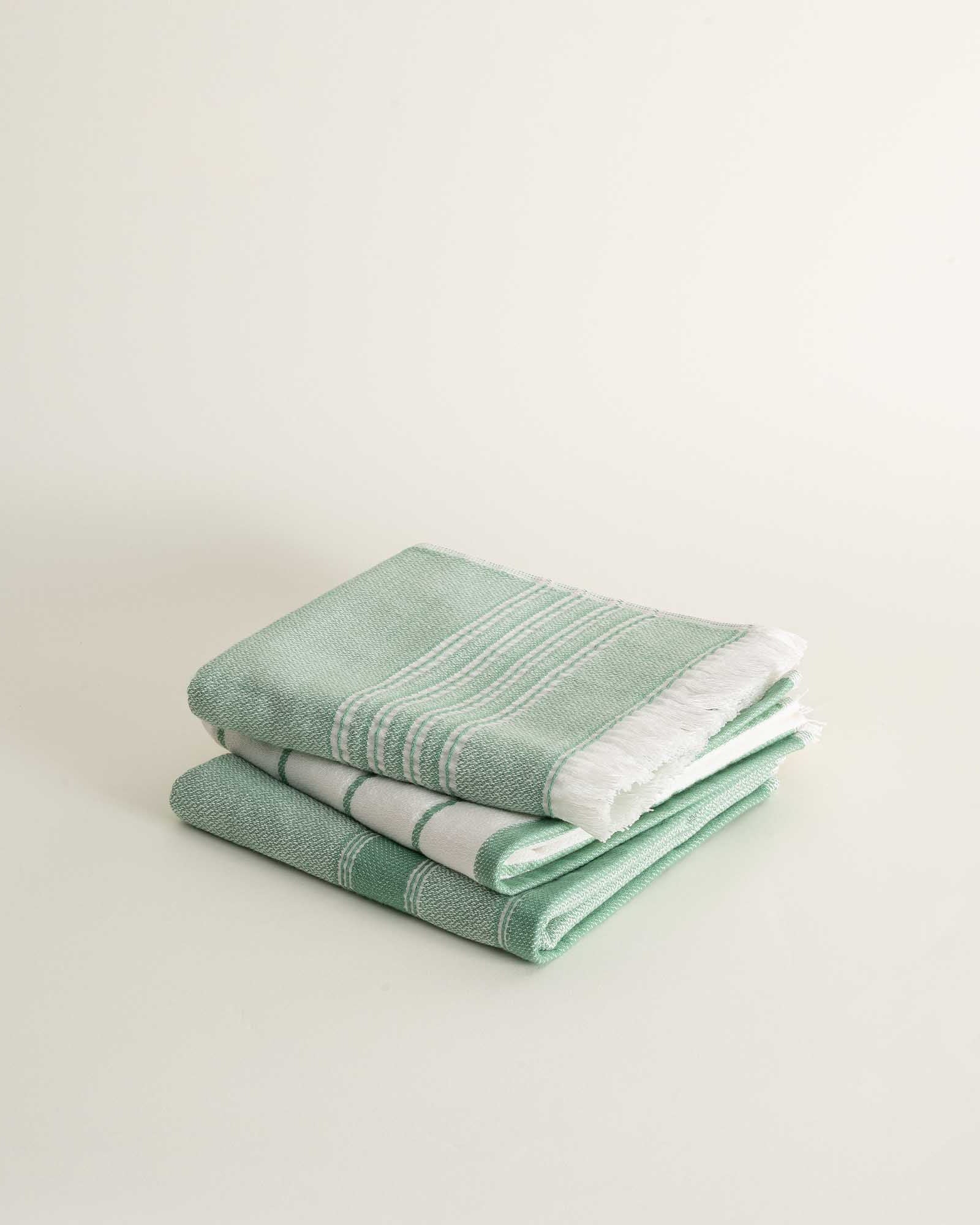 Lime Breeze Elis Organic Aegean Cotton Kitchen Towel