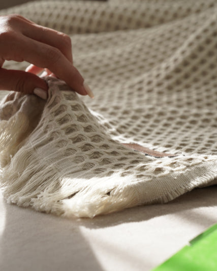 Minoa - USA Canada - Sustainable Luxury - Muna Organic Gauze Bed Spread - Organic cotton sheets