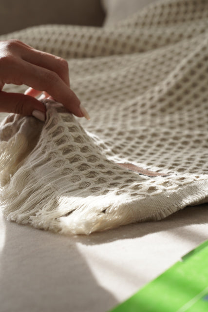 Minoa - USA Canada - Sustainable Luxury - Muna Organic Gauze Bed Spread - Organic cotton sheets