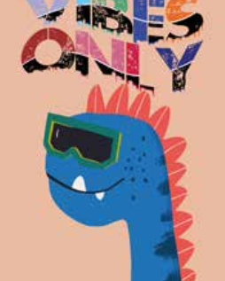 Kids Beach Towel - Dino