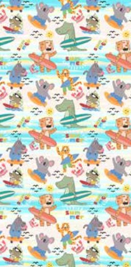 Kids Beach Towel - Surf Bang