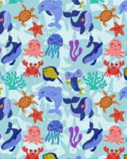 Kids Beach Towel - Undersea