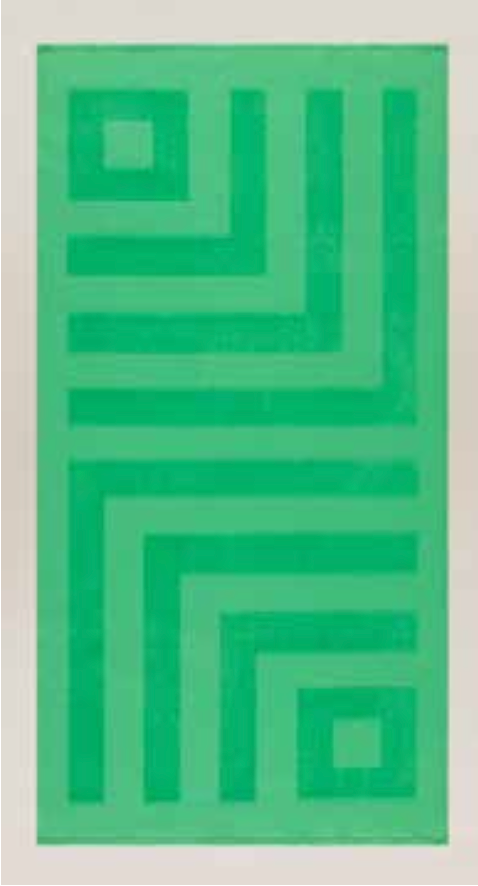 Green PESHTEMAL Maris Towel crafted with delicate patterns and fine fabrics