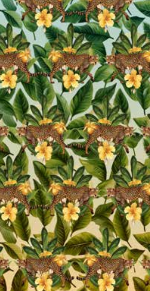 Patterned Beach Towels made with 100% cotton with multiple panthers printed on it - Jungle