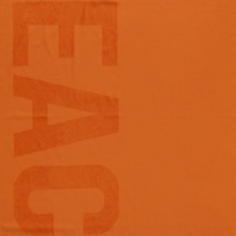 Orange Unika Beach Towel made with 100% organic and sustainable cotton