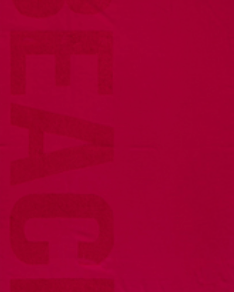 Fuchsia Unika Beach Towel made with 100% organic and sustainable cotton