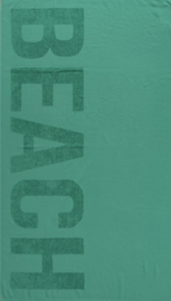 Green Unika Beach Towel made with 100% organic and sustainable cotton