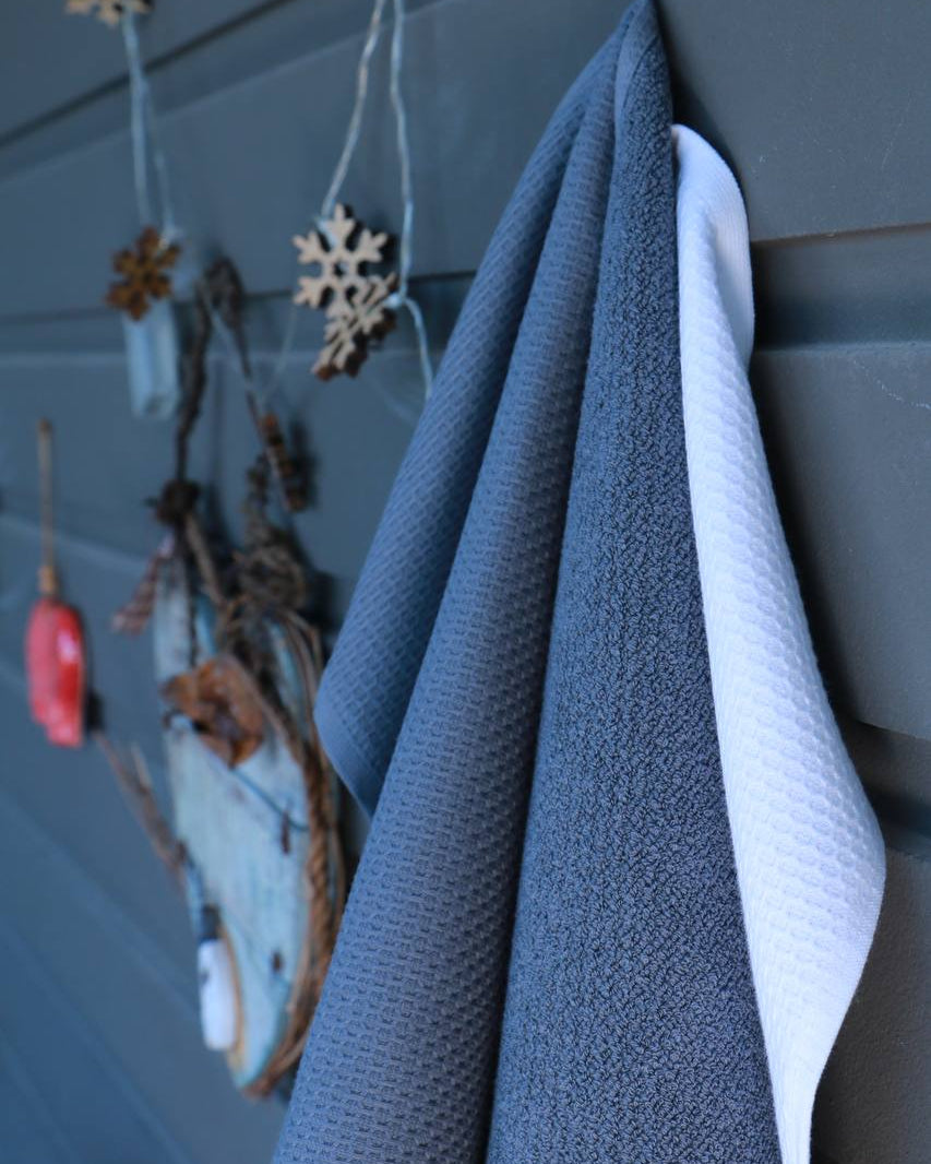 Minoa - USA Canada - Sustainable Luxury - Elvin Organic Aegean Cotton Kitchen Towel