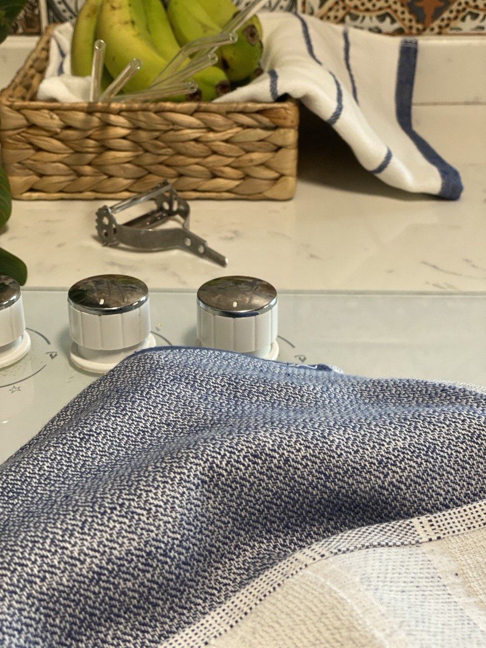 Minoa - USA Canada - Sustainable Luxury - Elis Organic Aegean Cotton Kitchen Towel