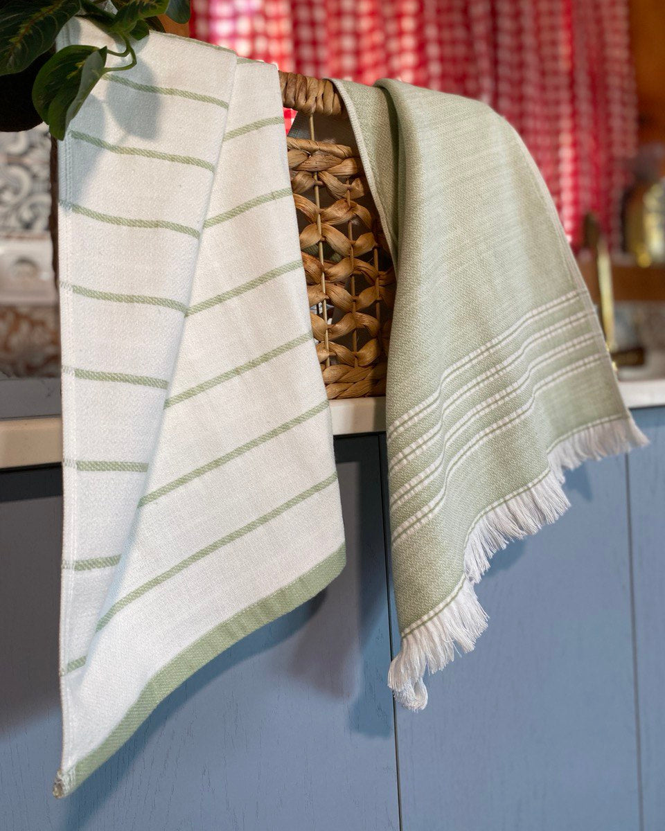 Minoa - USA Canada - Sustainable Luxury - Elis Organic Aegean Cotton Kitchen Towel