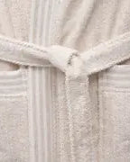 Raisa Hemp & Organic Cotton Womens Robe - self-tie belt effortlessly - luxury bath robe