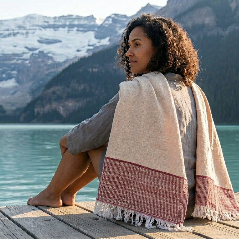 Minoa - USA Canada - Sustainable Luxury - Waffle Bath Towels