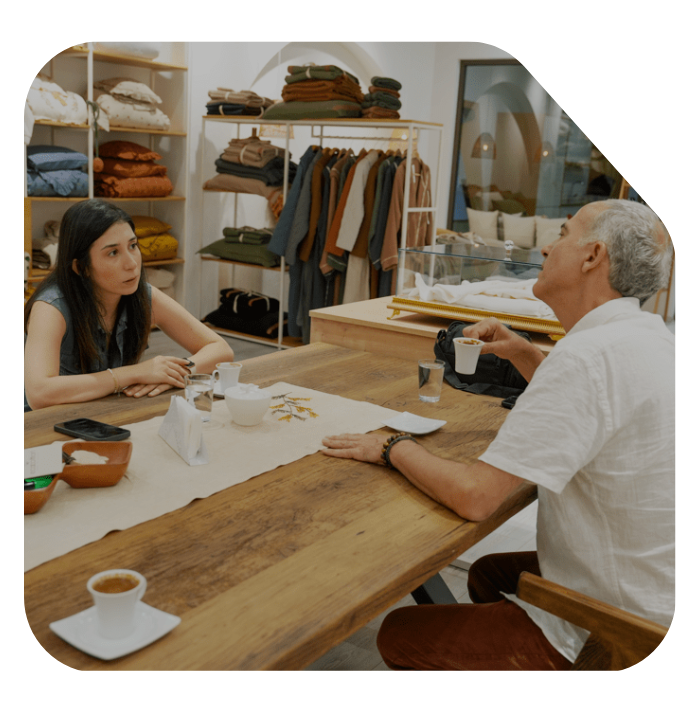 Collaboration meeting with Minoa and Ecocotton