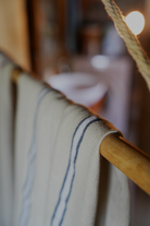 Natural eco friendly Anakao 215 gram Aegean Cotton and Linen Turkish Towel featuring a luxuriously soft texture perfect for an organic bath towel