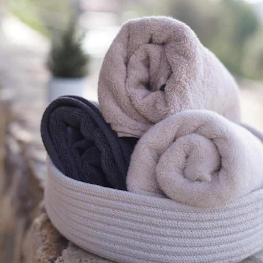 Minoa - USA Canada - Sustainable Luxury - Plush Lite Aegean Cotton Bath Towel Pack of Four