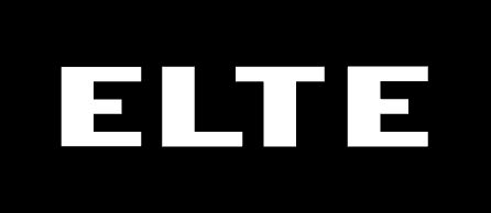White 'ELTE' text on a black background
