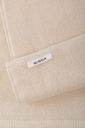 Minoa sustainable luxury Plush Lite Aegean Cotton large bath towel pack of four Pure n Raw luxury bath towels