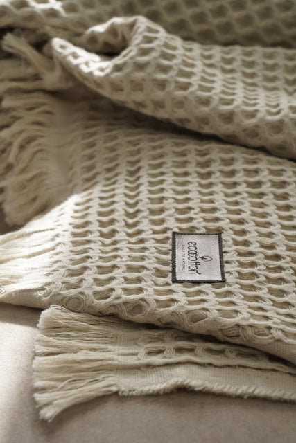 Minoa - USA Canada - Sustainable Luxury - Muna Organic Gauze Bed Spread - Organic cotton sheets