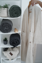 Minoa - USA Canada - Sustainable Luxury bath robe - Raisa Hemp & Organic Unisex Robe