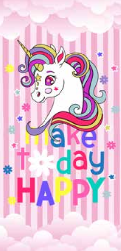 Kids Beach Towel - Pink Lady