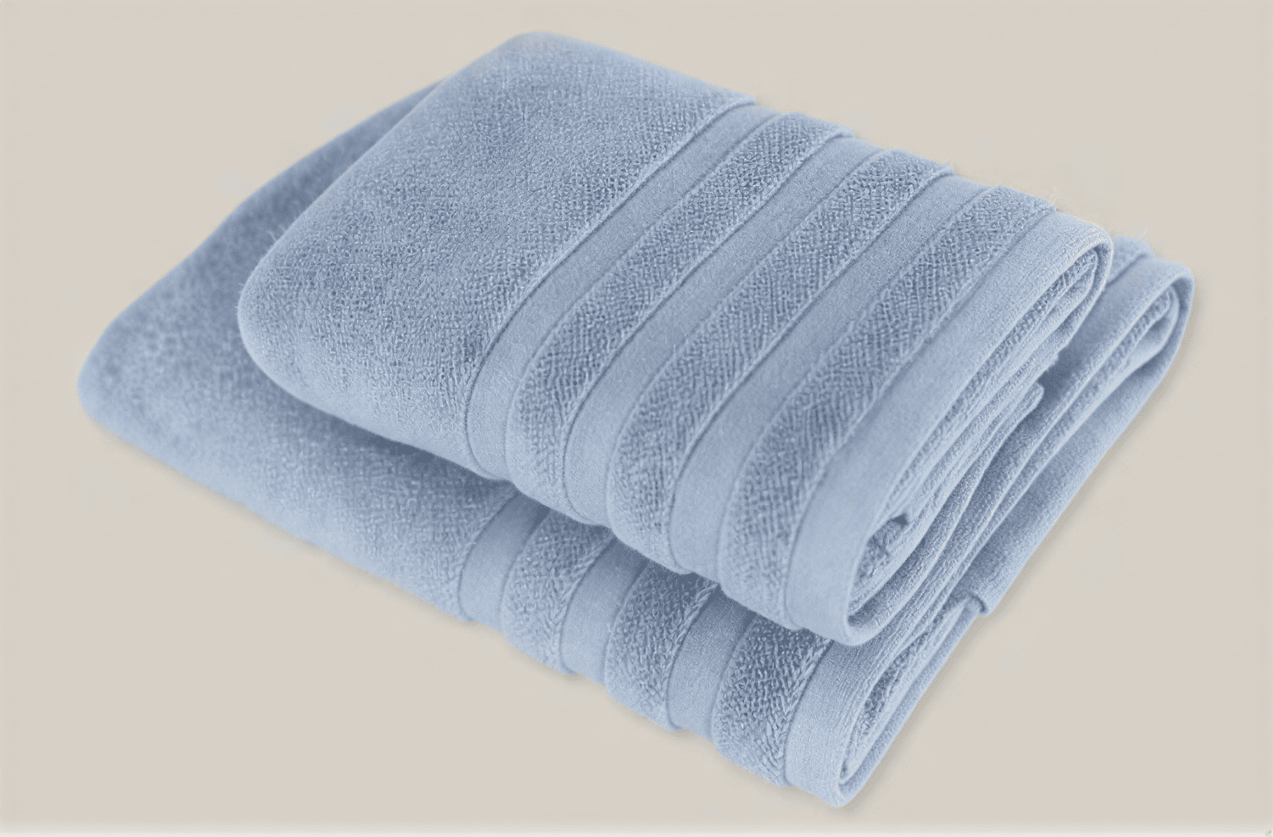 Velora 550-GSM Cotton Towel in blue, an organic cotton towel providing a soft, comfortable feel with a vibrant, refreshing color.