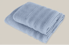 Velora 550-GSM Cotton Towel in blue, an organic cotton towel providing a soft, comfortable feel with a vibrant, refreshing color.