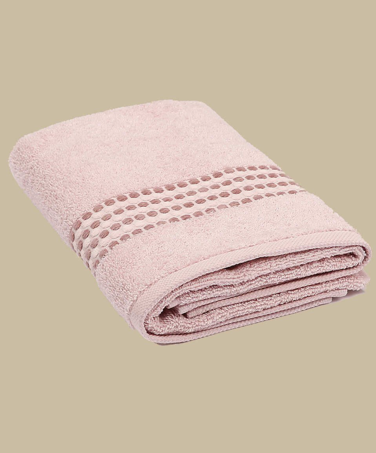 Classy 460-GSM Cotton/Viscose Towel in rose, an organic cotton towel combining a soft, luxurious cotton-viscose fabric with a warm, elegant color