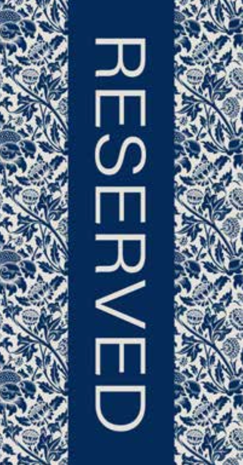 Patterned Beach Towels made with 100% cotton along with the word 'reserved' printed in the middle  - Reserved