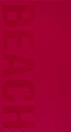 Fuchsia Unika Beach Towel made with 100% organic and sustainable cotton